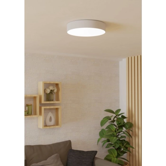 GALLIZZI-Z oprawa sufitowa LED RGB/CCT Plafon 39cm Biały 901906 EGLO