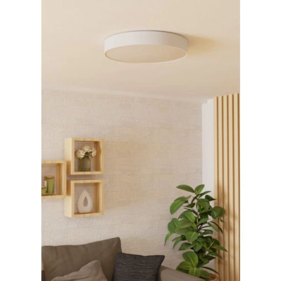 GALLIZZI-Z oprawa sufitowa LED RGB/CCT Plafon 49cm Biały 901907 EGLO