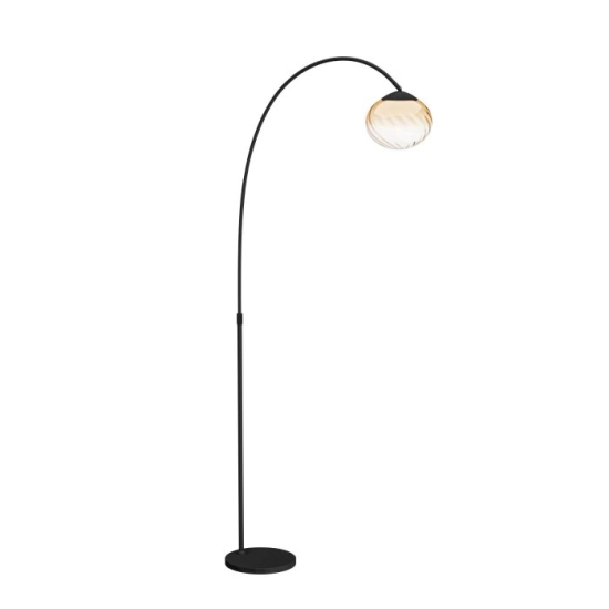 PANTOJA Lampa podłogowa LED Czarna 1100lm 2200-6500K 390486 EGLO