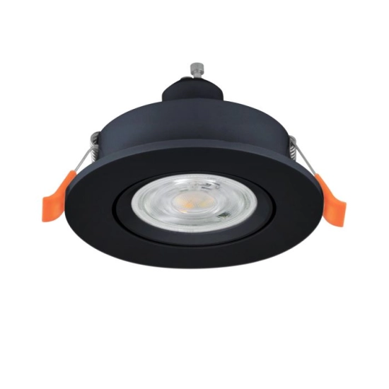 BARRANCO Oprawa do zabudowy LED-CCT Ø90 Czarny 902264 EGLO