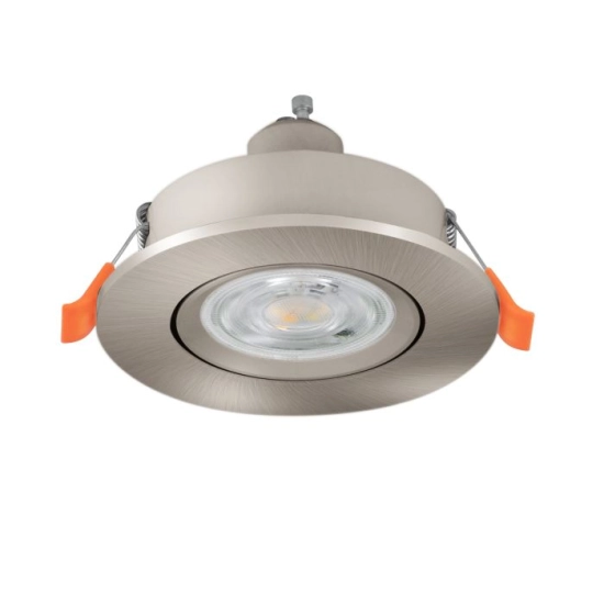 BARRANCO Oprawa do zabudowy LED-CCT Ø90 Nikiel mat 902267 EGLO