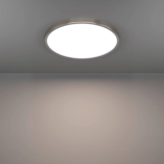 FUEVA 6-Z Plafon LED 17,5W RGB+TW IP44 nikiel mat okrągły / oprawa natynkowa 901421 EGLO