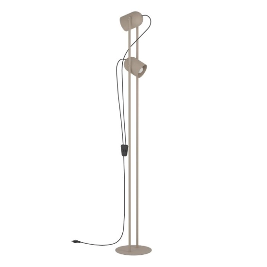 TILSTON Lampa podłogowa 2xE14 Piaskowa 44166 EGLO