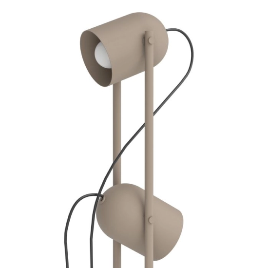 TILSTON Lampa podłogowa 2xE14 Piaskowa 44166 EGLO