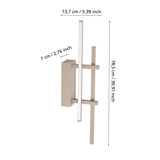 TREPILIANO lampa ścienna 902142 EGLO
