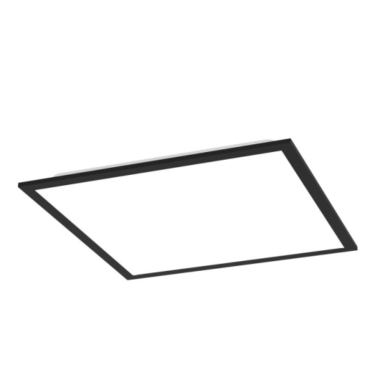 MORADILLO Plafon LED 39,5 cm czarny kwadratowy oprawa sufitowa 902369 EGLO