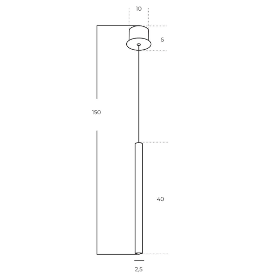 Lampa wisząca ILIOS 1 PENDANT AZ5742 AZZARDO