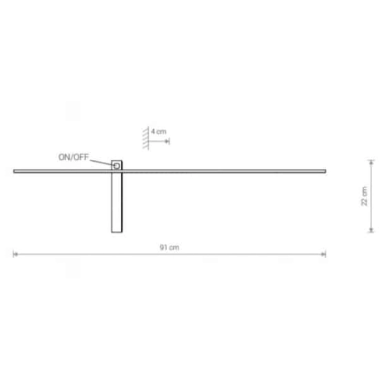 Kinkiet IMPULSE LED M 8116 91cm Nowodvorski - zdjęcie dodatkowe 2