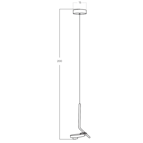 Lampa wisząca ISEO AZ5634 LED 7W/3000K AZZARDO