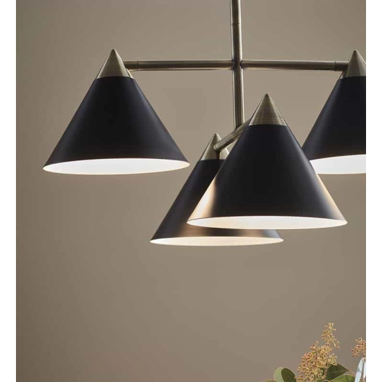kinkiecik.pl Lampa wisząca czarna 4L KLINT 108076 Markslojd