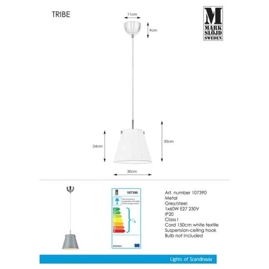 Lampa wisząca TRIBE 107390 Markslojd
