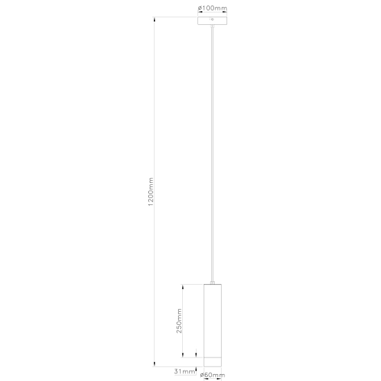 Lampa wisząca Ina 1xE27 40W 340801-06 REALITY