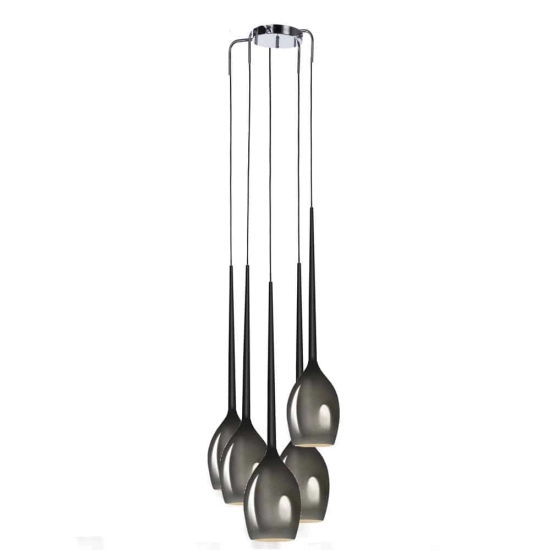 Lampa wisząca Izza 5 smoky AZ2939 AZZARDO