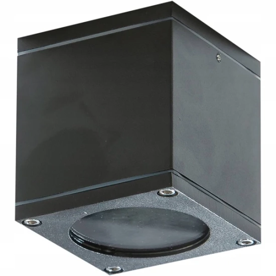Plafon Joe Square (black) AZ4270 GU10 1x Max 35W IP54 METAL GLASS AZZARDO