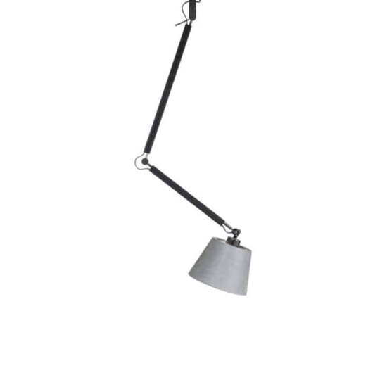 Lampa wisząca ZYTA S PENDANT grey AZ1845+AZ2598 śr.20cm AZZARDO