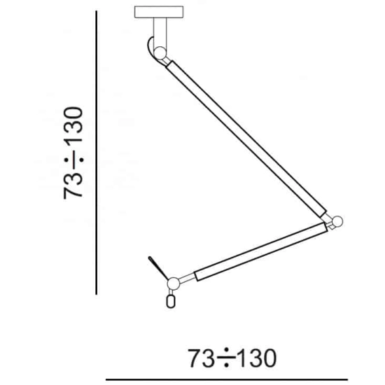Lampa wisząca ZYTA S PENDANT aluminium AZ1845+AZ2593 śr.18cm AZZARDO