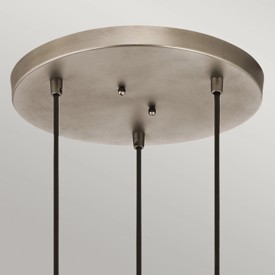 Lampa wisząca Asher II – 3 źródła światła KL-ASHER-3PC-AP Elstead Lighting