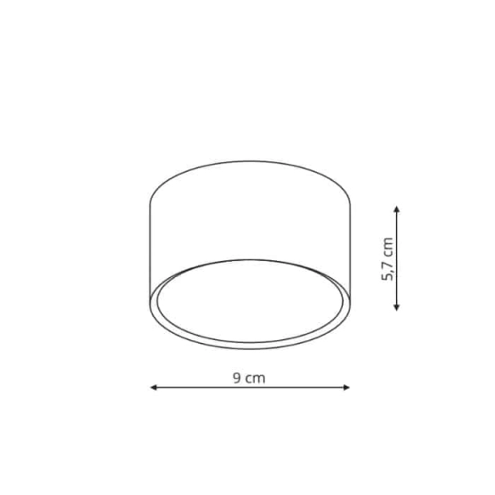 kinkiecik.pl Oprawa natynkowa biała KENDAL LP-6331/1C WH LIGHT PRESTIGE