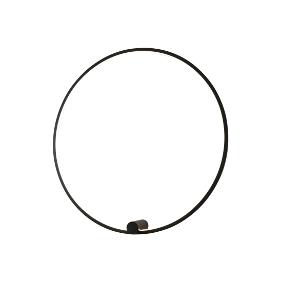 Kinkiet Ringa L 1xLED czarny WL0116-L-BK yaskr