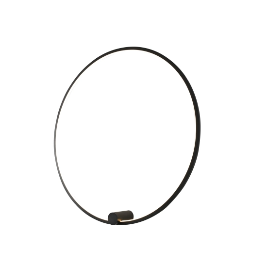 Kinkiet Ringa L 1xLED czarny WL0116-L-BK yaskr