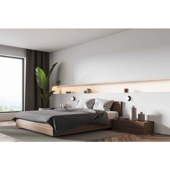 Roma kinkiet czarny LP-1345/1W BK LIGHT PRESTIGE