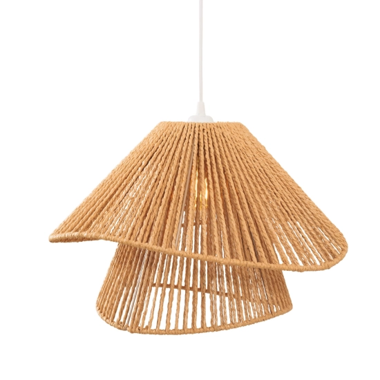 Lampa wisząca Amalfi II Natural P0578 MaxLight