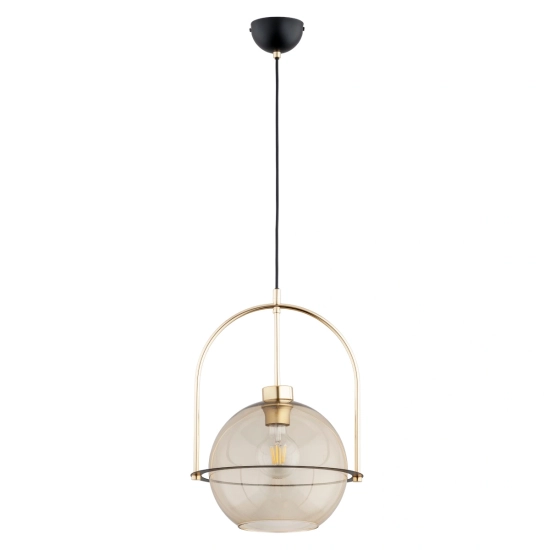 Lampa wisząca LERIA ONE ZŁOTA 1xE27 61286 ALFA