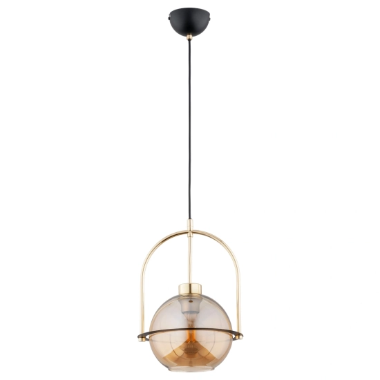 Lampa wisząca LERIA ONE ZŁOTA 1xE27 61285 ALFA