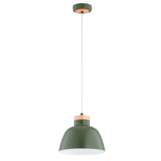 Lampa wisząca LORIEN ZIELONA 1xE27 61356 ALFA