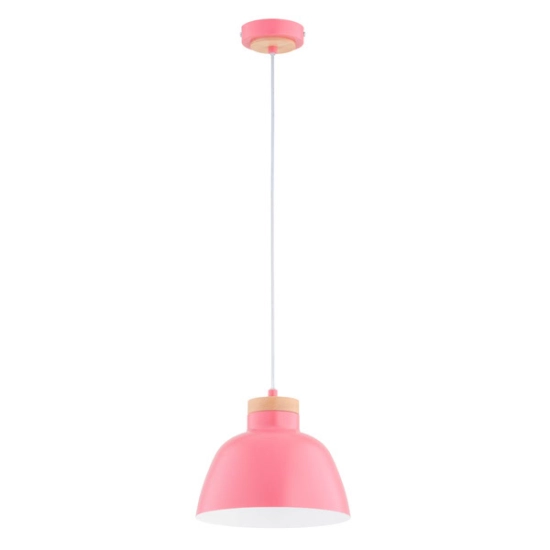 Lampa wisząca LORIEN RÓŻOWA 1xE27 61358 ALFA