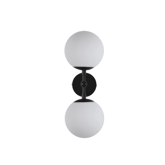 kinkiecik.pl Kinkiet czarny DORADO 2 LP-002/2W BK LIGHT PRESTIGE