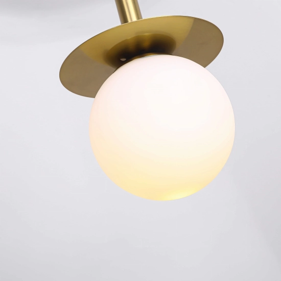 Roma 1 wisząca złota LP-1345/1P GD LIGHT PRESTIGE