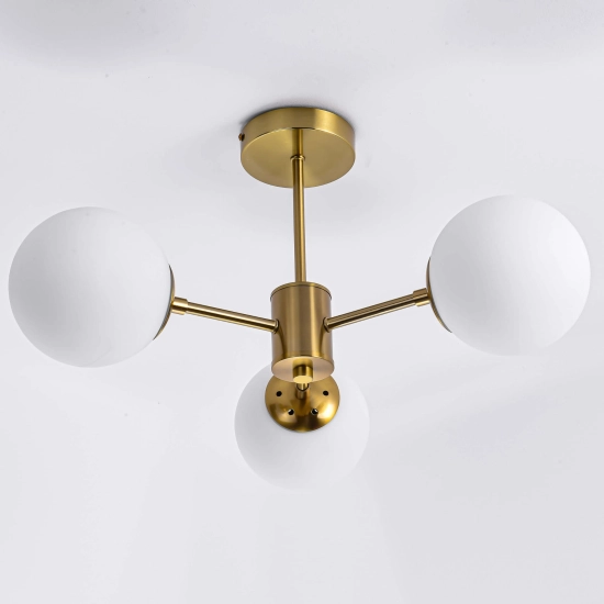 Roma 3 wisząca złota LP-1345/3P GD LIGHT PRESTIGE