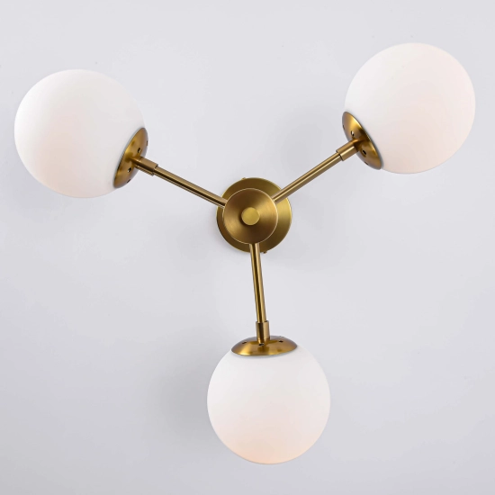Roma 3 wisząca złota LP-1345/3P GD LIGHT PRESTIGE