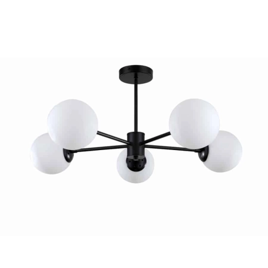 kinkiecik.pl Roma 5 wisząca czarna LP-1345/5P BK LIGHT PRESTIGE