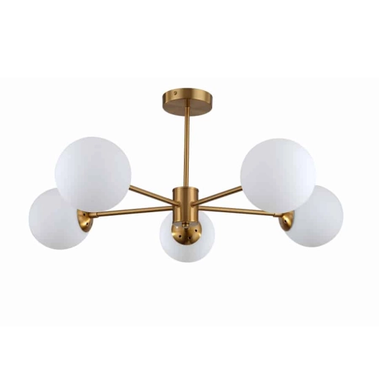 kinkiecik.pl Roma 5 wisząca złota LP-1345/5P GD LIGHT PRESTIGE