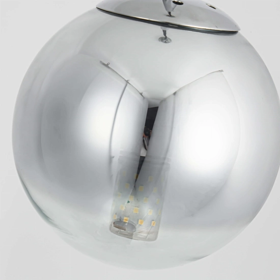 Lampa wisząca mała chromowana PALLA LP-2844/1P S CH LIGHT PRESTIGE
