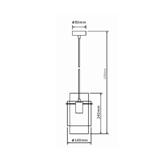 kinkiecik.pl Lampa wisząca Savona 1 LP-707/1P LIGHT PRESTIGE