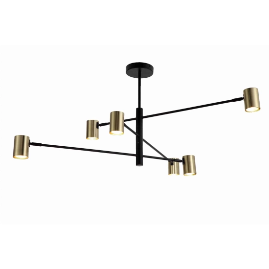 kinkiecik.pl Lampa sufitowa złota SNOW 6 LP-731/6P BK_20211125191246 LIGHT PRESTIGE