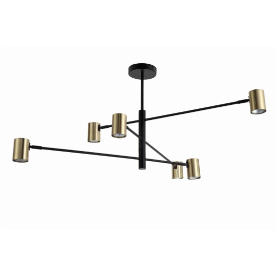 kinkiecik.pl Lampa sufitowa złota SNOW 6 LP-731/6P BK_20211125191246 LIGHT PRESTIGE