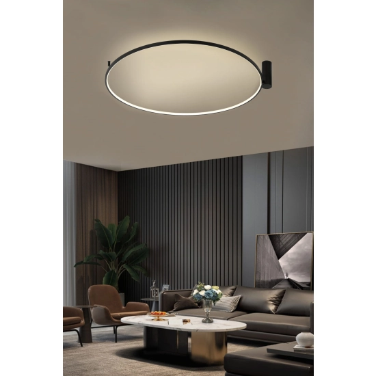 Ring plafon L czarny 4000K LP-909/1C 4L BK LIGHT PRESTIGE