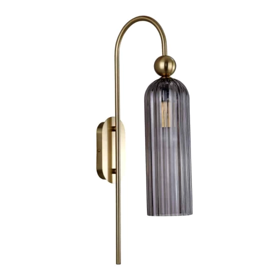 kinkiecik.pl Piega kinkiet smoked LP-939/1W smoked LIGHT PRESTIGE
