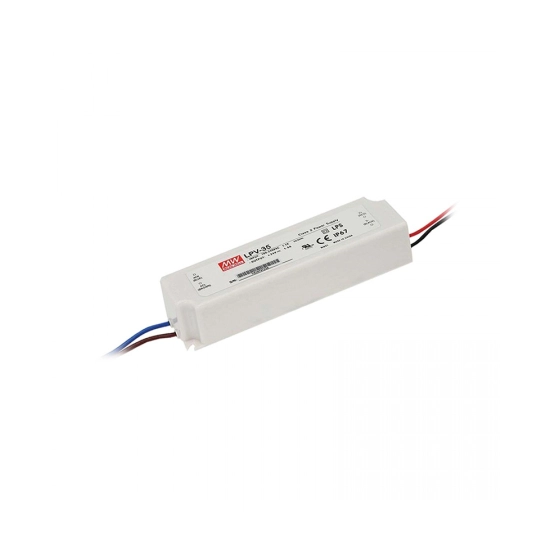 LPV-35-24 DRIVER 35W-24V ON-OFF IP67 MEANWELL Zambelis Lights