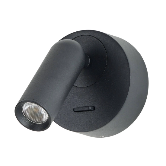 Kinkiet LUGANO AZ5628 LED 3W 3000K czarny AZZARDO