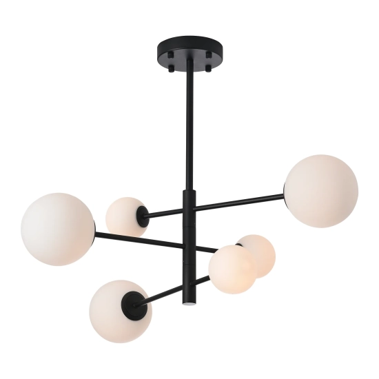 Lampa Sufitowa Bolti 6xG9 czarna PLC0103-BK yaskr