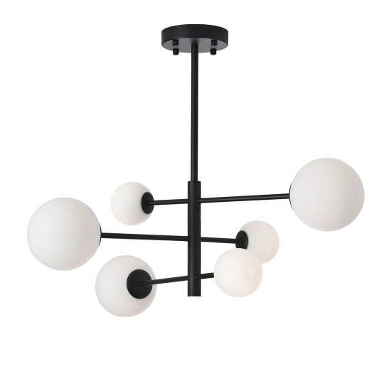 Lampa Sufitowa Bolti 6xG9 czarna PLC0103-BK yaskr