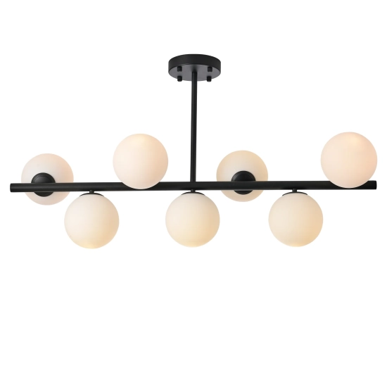 Lampa Sufitowa Bolti 7xE14 czarna PLC0104-BK yaskr