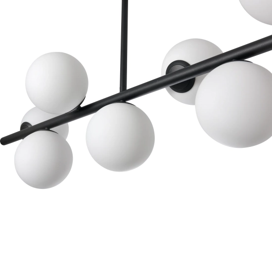 Lampa Sufitowa Bolti 7xE14 czarna PLC0104-BK yaskr