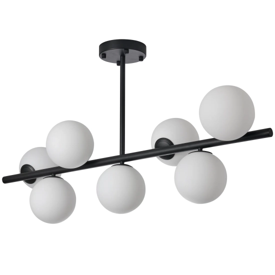 Lampa Sufitowa Bolti 7xE14 czarna PLC0104-BK yaskr