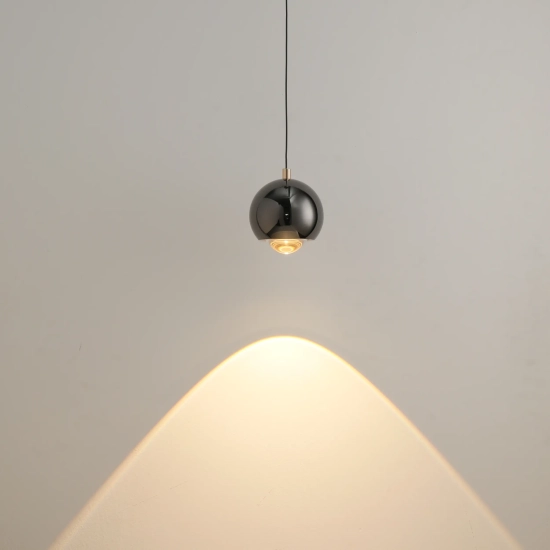 Lampa Wisząca Aurenia 1xLED czarna PL0122-CB yaskr